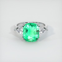 Emerald Ring 4.24 Ct., 18K White Gold Preview