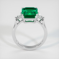 3.51 Ct. Emerald Ring, 18K White Gold 3