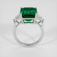7.62 Ct. Emerald Ring, 18K White Gold 3