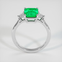 1.90 Ct. Emerald Ring, 18K White Gold 3
