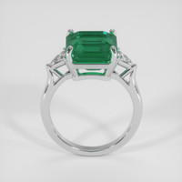 5.33 Ct. Emerald Ring, 18K White Gold 3