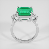 4.07 Ct. Emerald Ring, 18K White Gold 3