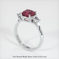 Ruby Ring 1.41 Ct. 18K White Gold Preview