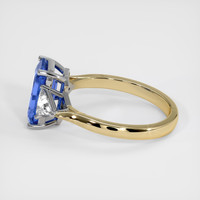 2.57 Ct. Blue Sapphire Ring, 18K White & Yellow 4