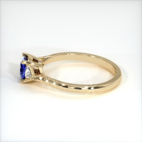 0.63 Ct. Blue Sapphire Ring, 14K Yellow Gold 4