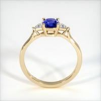 0.67 Ct. Blue Sapphire Ring, 14K Yellow Gold 3