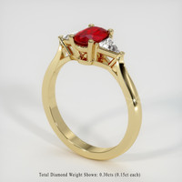Ruby Ring 0.90 Ct. 14K Yellow Gold Preview