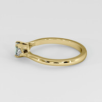 0.53 Ct. Green Sapphire Ring, 14K Yellow Gold 4