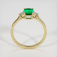 1.46 Ct. Emerald Ring, 18K Yellow Gold 3