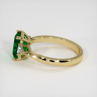 1.87 Ct. Emerald Ring, 18K Yellow Gold 4