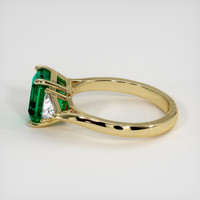 2.37 Ct. Emerald Ring, 18K Yellow Gold 4