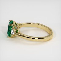 1.67 Ct. Emerald Ring, 18K Yellow Gold 4