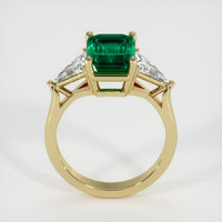 2.91 Ct. Emerald Ring, 18K Yellow Gold 3