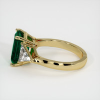 2.91 Ct. Emerald Ring, 18K Yellow Gold 4