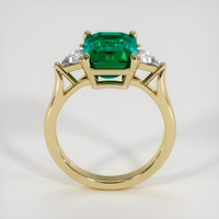 3.32 Ct. Emerald Ring, 18K Yellow Gold 3