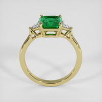 1.48 Ct. Emerald Ring, 18K Yellow Gold 3