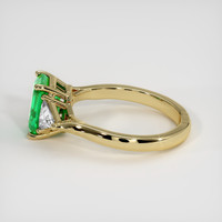 1.75 Ct. Emerald Ring, 18K Yellow Gold 4