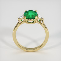 2.50 Ct. Emerald Ring, 18K Yellow Gold 3