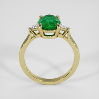 1.80 Ct. Emerald Ring, 18K Yellow Gold 3