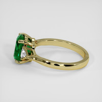 1.80 Ct. Emerald Ring, 18K Yellow Gold 4
