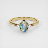 0.85 Ct. Gemstone Ring, 18K Yellow Gold 1