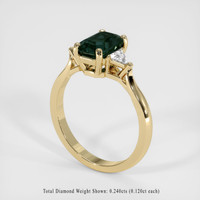 1.57 Ct. Sapphire Ring, 18K Yellow Gold 2