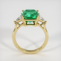 4.21 Ct. Emerald Ring, 18K Yellow Gold 3