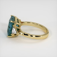 5.03 Ct. Sapphire Ring, 18K Yellow Gold 4