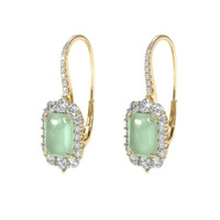<span>3.53</span>&nbsp;<span class="tooltip-light">Ct.Tw.<span class="tooltiptext">Total Carat Weight</span></span> Gemstone Earrings, 18K Yellow Gold 3