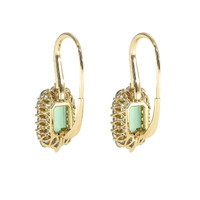 <span>3.53</span>&nbsp;<span class="tooltip-light">Ct.Tw.<span class="tooltiptext">Total Carat Weight</span></span> Gemstone Earrings, 18K Yellow Gold 4