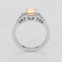 1.20 Ct. Padparadscha Sapphire Ring, 10K White Gold 3