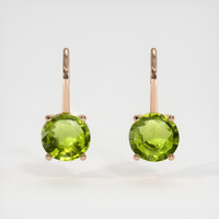 <span>2.02</span>&nbsp;<span class="tooltip-light">Ct.Tw.<span class="tooltiptext">Total Carat Weight</span></span> Gemstone Earrings, 14K Rose Gold 1