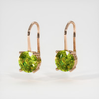 <span>2.02</span>&nbsp;<span class="tooltip-light">Ct.Tw.<span class="tooltiptext">Total Carat Weight</span></span> Gemstone Earrings, 14K Rose Gold 3