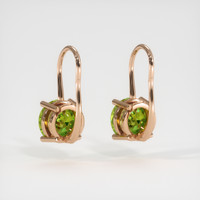 <span>1.02</span>&nbsp;<span class="tooltip-light">Ct.Tw.<span class="tooltiptext">Total Carat Weight</span></span> Gemstone Earrings, 14K Rose Gold 4