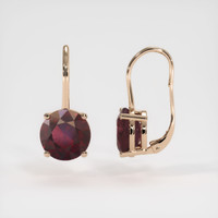 <span>4.53</span>&nbsp;<span class="tooltip-light">Ct.Tw.<span class="tooltiptext">Total Carat Weight</span></span> Gemstone Earrings, 14K Rose Gold 2