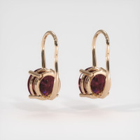 4.53 Ct.Tw. Gemstone Earrings, 14K Rose Gold 4