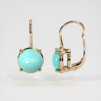 <span>0.87</span>&nbsp;<span class="tooltip-light">Ct.Tw.<span class="tooltiptext">Total Carat Weight</span></span> Gemstone Earrings, 14K Rose Gold 2