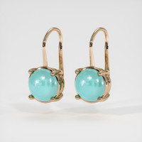 1.73 Ct.Tw. Gemstone Earrings, 14K Rose Gold 3