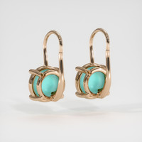 <span>0.87</span>&nbsp;<span class="tooltip-light">Ct.Tw.<span class="tooltiptext">Total Carat Weight</span></span> Gemstone Earrings, 14K Rose Gold 4