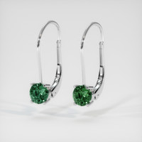 <span>1.79</span>&nbsp;<span class="tooltip-light">Ct.Tw.<span class="tooltiptext">Total Carat Weight</span></span> Sapphire Earrings, 14K White Gold 3