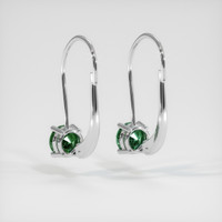 <span>1.79</span>&nbsp;<span class="tooltip-light">Ct.Tw.<span class="tooltiptext">Total Carat Weight</span></span> Sapphire Earrings, 14K White Gold 4