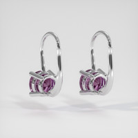 <span>1.12</span>&nbsp;<span class="tooltip-light">Ct.Tw.<span class="tooltiptext">Total Carat Weight</span></span> Gemstone Earrings, 14K White Gold 4