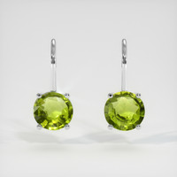 <span>1.02</span>&nbsp;<span class="tooltip-light">Ct.Tw.<span class="tooltiptext">Total Carat Weight</span></span> Gemstone Earrings, 14K White Gold 1