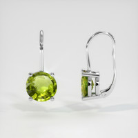 <span>1.02</span>&nbsp;<span class="tooltip-light">Ct.Tw.<span class="tooltiptext">Total Carat Weight</span></span> Gemstone Earrings, 14K White Gold 2