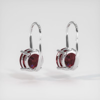 <span>2.44</span>&nbsp;<span class="tooltip-light">Ct.Tw.<span class="tooltiptext">Total Carat Weight</span></span> Gemstone Earrings, 14K White Gold 4