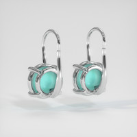 <span>0.87</span>&nbsp;<span class="tooltip-light">Ct.Tw.<span class="tooltiptext">Total Carat Weight</span></span> Gemstone Earrings, 14K White Gold 4