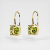 <span>1.02</span>&nbsp;<span class="tooltip-light">Ct.Tw.<span class="tooltiptext">Total Carat Weight</span></span> Gemstone Earrings, 14K Yellow Gold 4