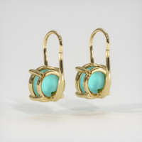 <span>0.87</span>&nbsp;<span class="tooltip-light">Ct.Tw.<span class="tooltiptext">Total Carat Weight</span></span> Gemstone Earrings, 14K Yellow Gold 4