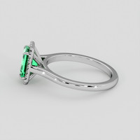 1.27 Ct. Emerald Ring, Platinum 950 4