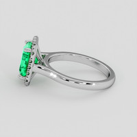 1.79 Ct. Emerald Ring, Platinum 950 4